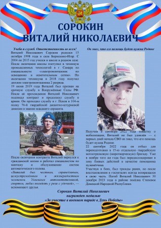 Сорокин Виталий Николаевич