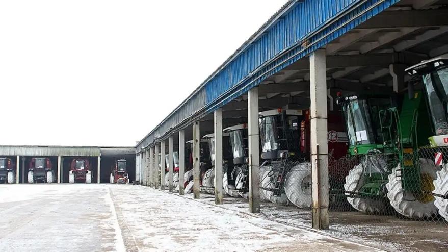 Хранение сельскохозяйственных машин в зимнее время