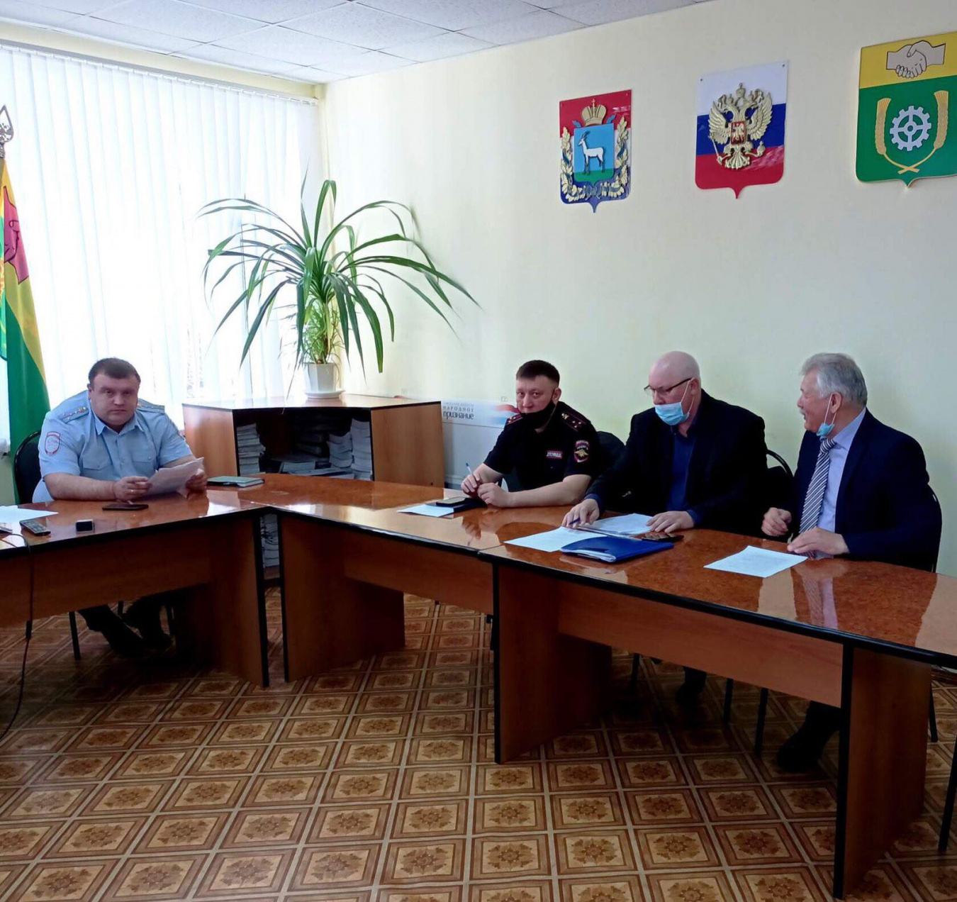 В администрации муниципального района Клявлинский прошло плановое заседание районной комиссии по безопасности дорожного движения