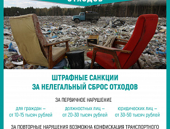 Незаконный оборот отходов: штрафы увеличены, но сброс и ныне там